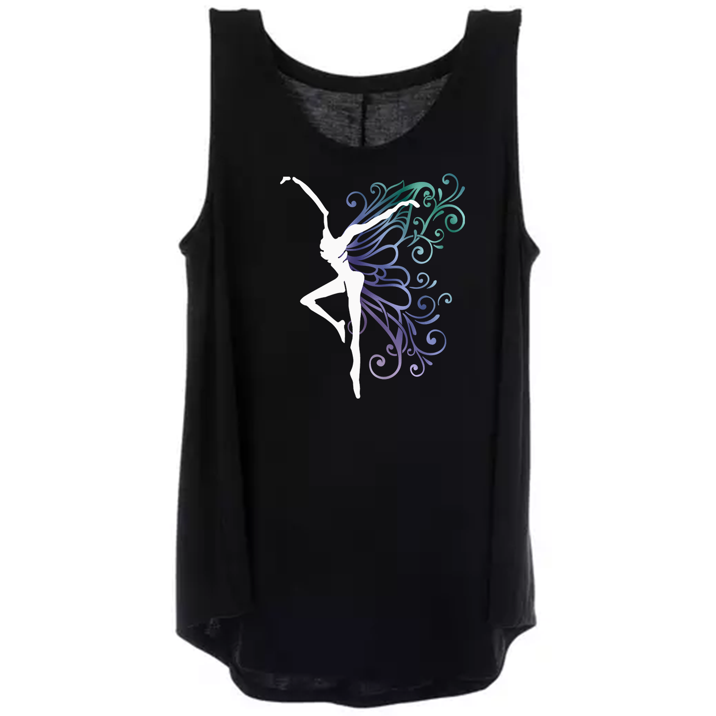 Fire Dancer Fairy All-Over Print Women's Loose Tank Top – why.do